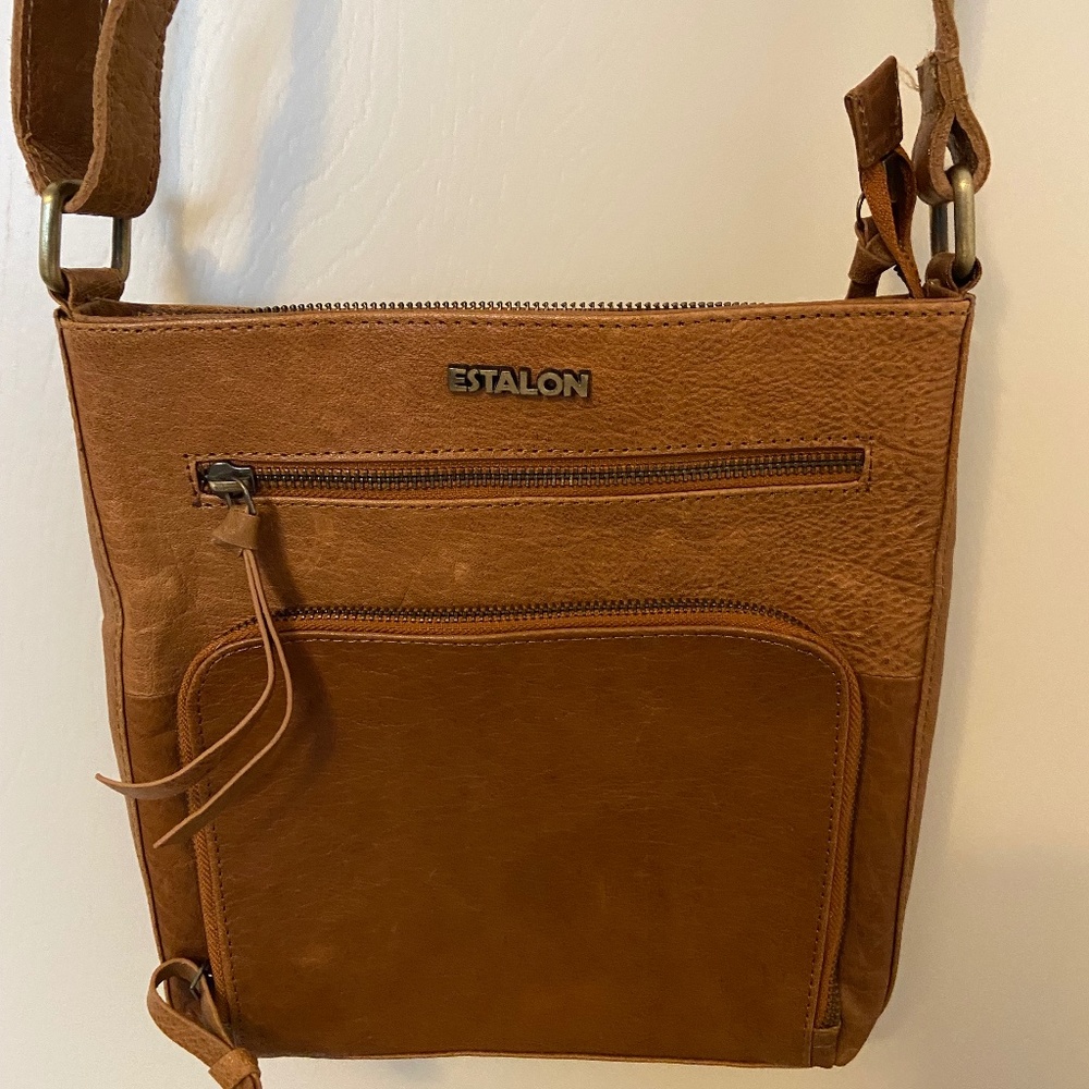 Crossbody Shoulder Handbag, Real Leather